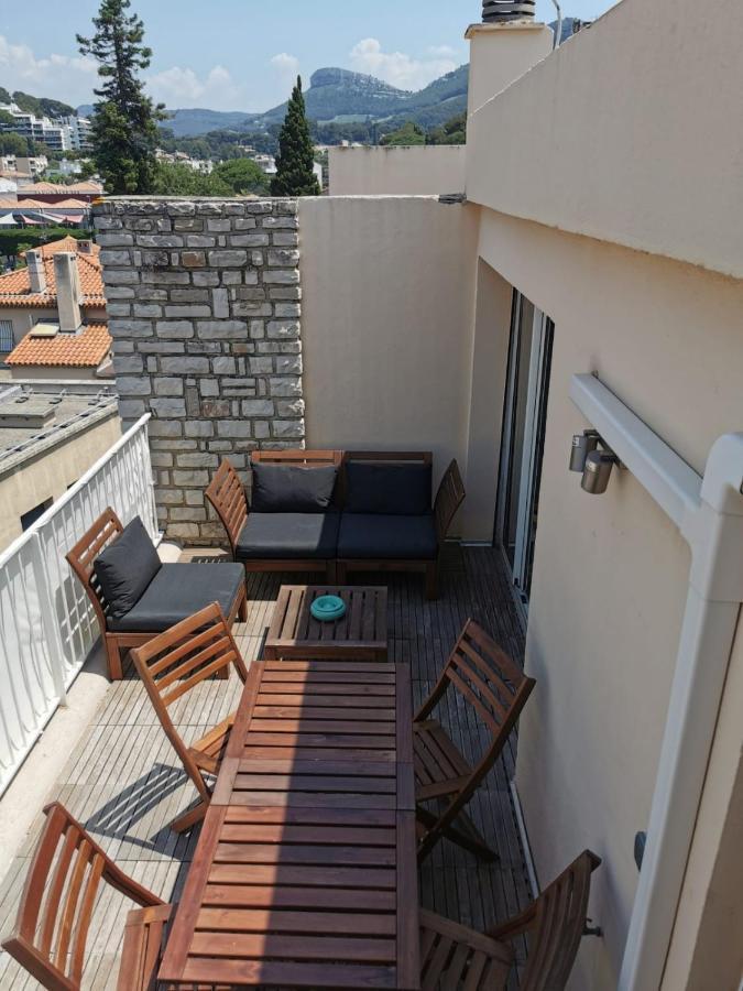 Entre Terre Et Mer Plein Centre Terrasse Cassis Esterno foto